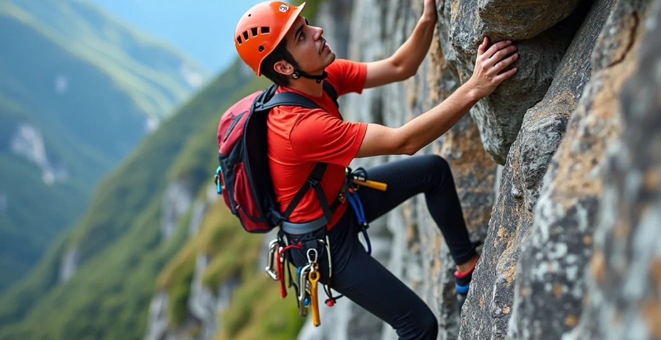 escalade sur roche